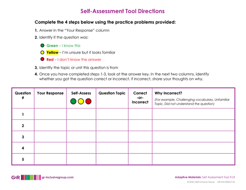 Self Access Tool