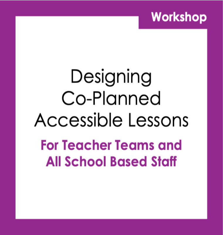 Designing Co-Planned Accessible Lessons